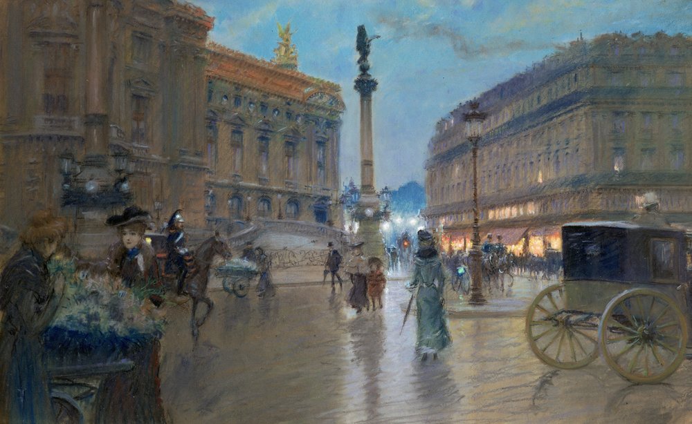 Place de l’Opéra, Paris by Georges Stein