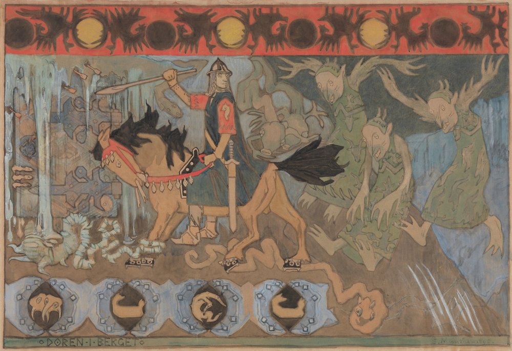 The Door in the Mountain by Gerhard Munthe