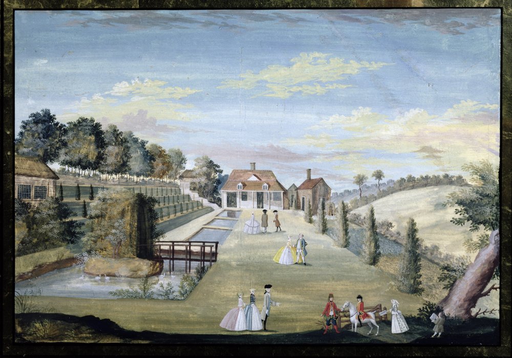 A Formal Water Garden with Terraces, Water Parterres and Parading ...