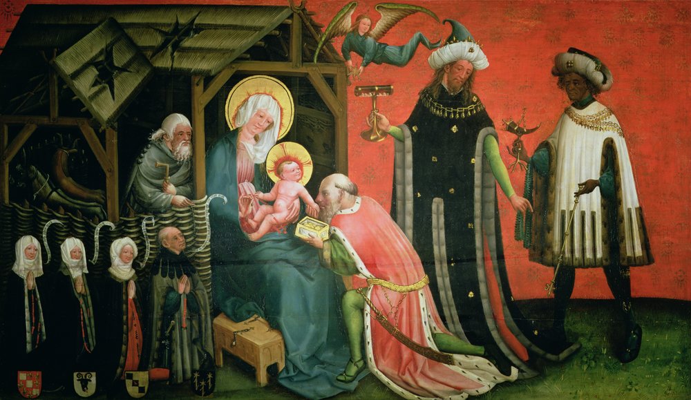 The Adoration of the Magi by German School: Fine art print