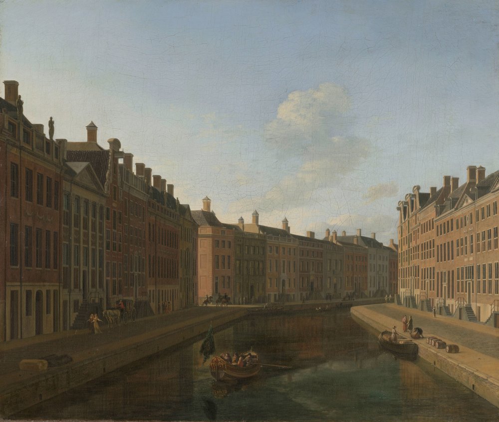 View of the Golden Bend in the Herengracht from the East by Gerrit Berckheyde
