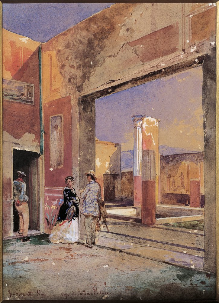 Castor and Pollux's House in Pompeii by Giacinto Gigante