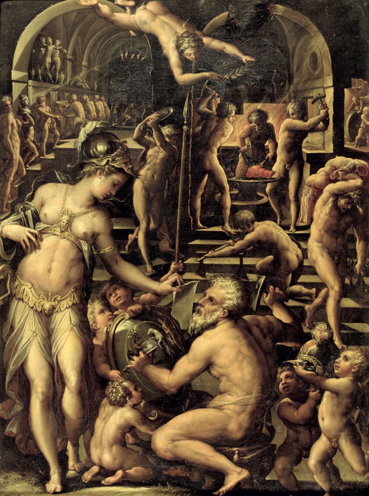 Vulcan's Forge by Giorgio Vasari: Buy fine art print