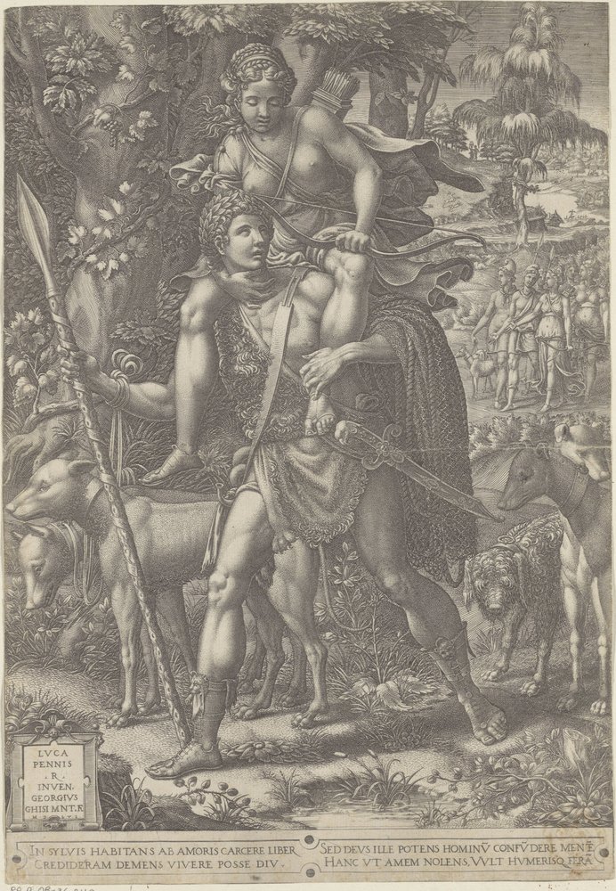 Allegory of the Hunt by Giorgio Ghisi