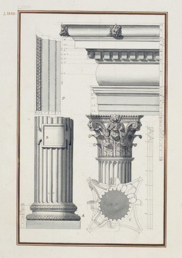 Details of a Composite Order by Giovanni Battista Borra