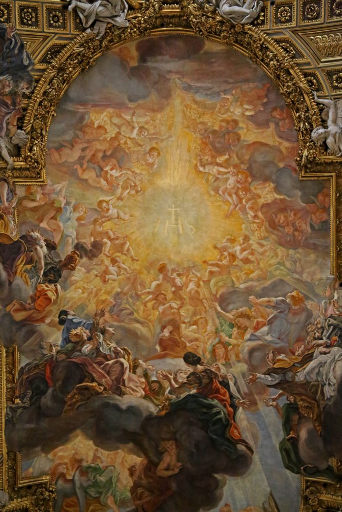 Triumph in the Name of Jesus by Giovanni Battista Gaulli