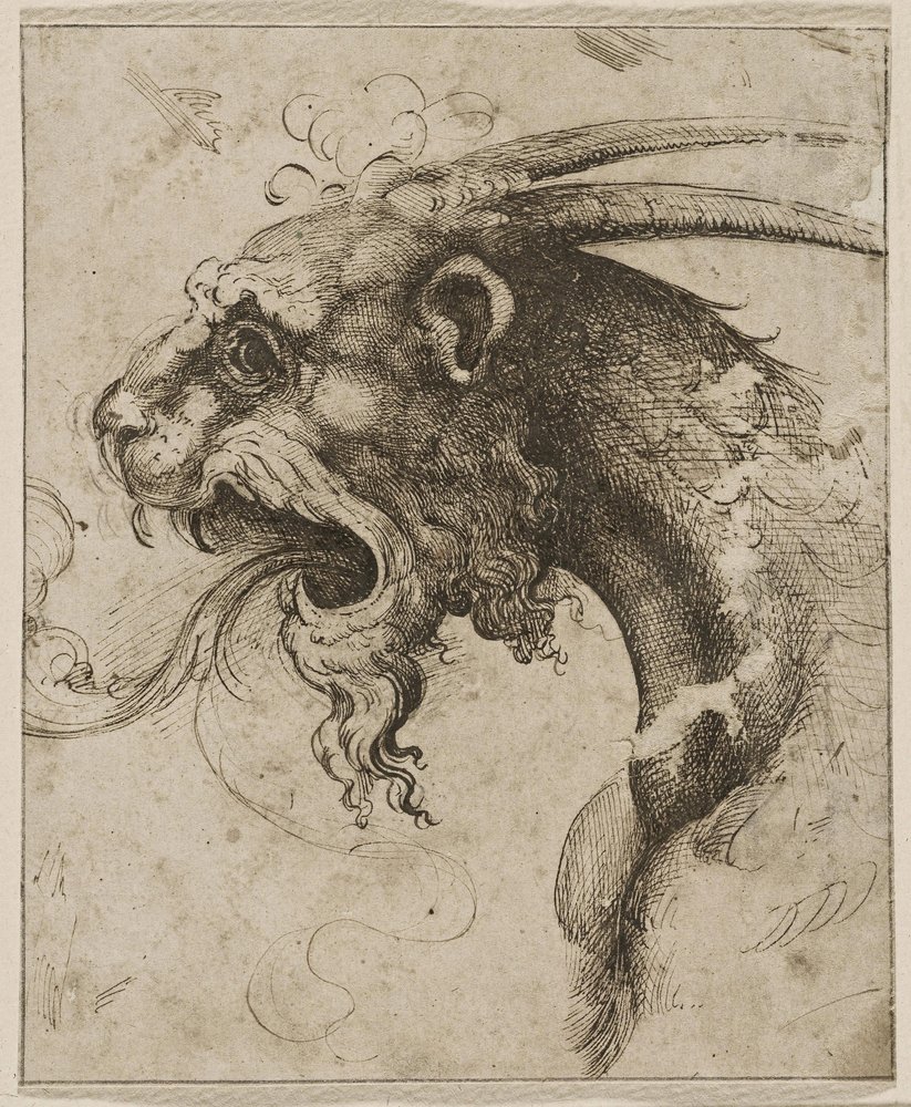Head of a Chimera by Giovanni Battista Franco