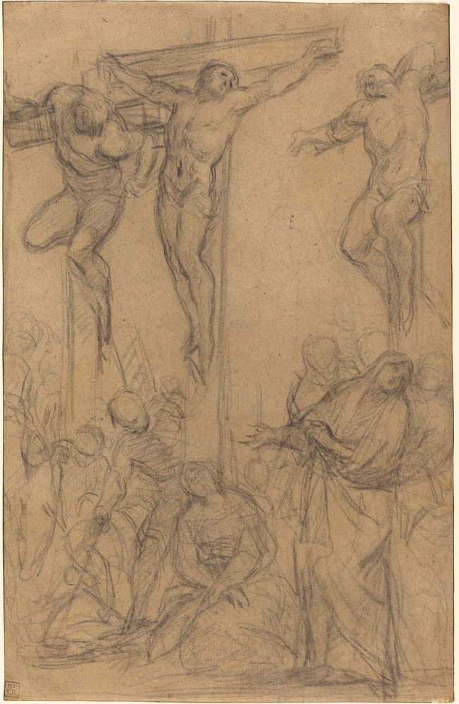 The Crucifixion by Giovanni Battista Naldini