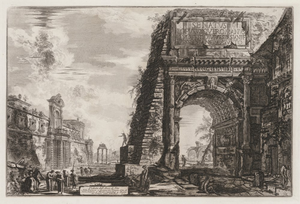 Views of Rome: The Arch of Titus, 1776