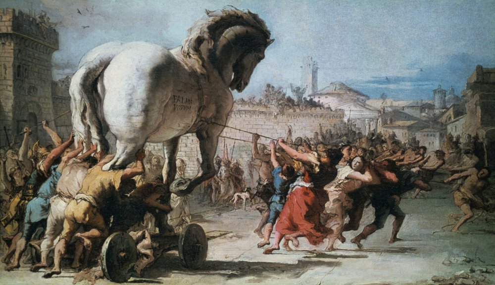 The Procession of the Trojan Horse into Troy
