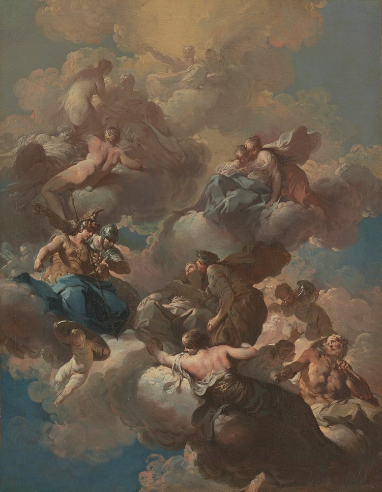 Sketch for a Ceiling Fresco by Giovanni Domenico Ferretti da Imola