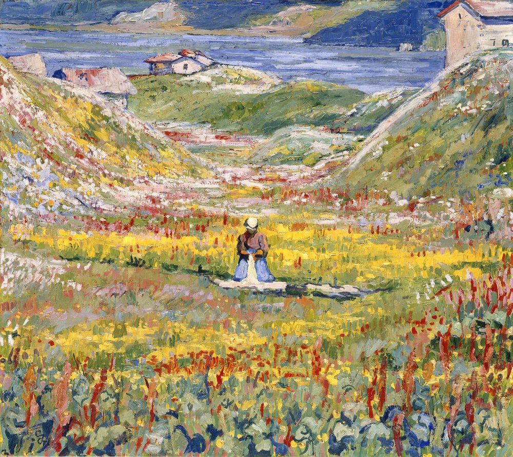 Flowering Meadows in Maloja, c. 1912-1924 by Giovanni Giacometti