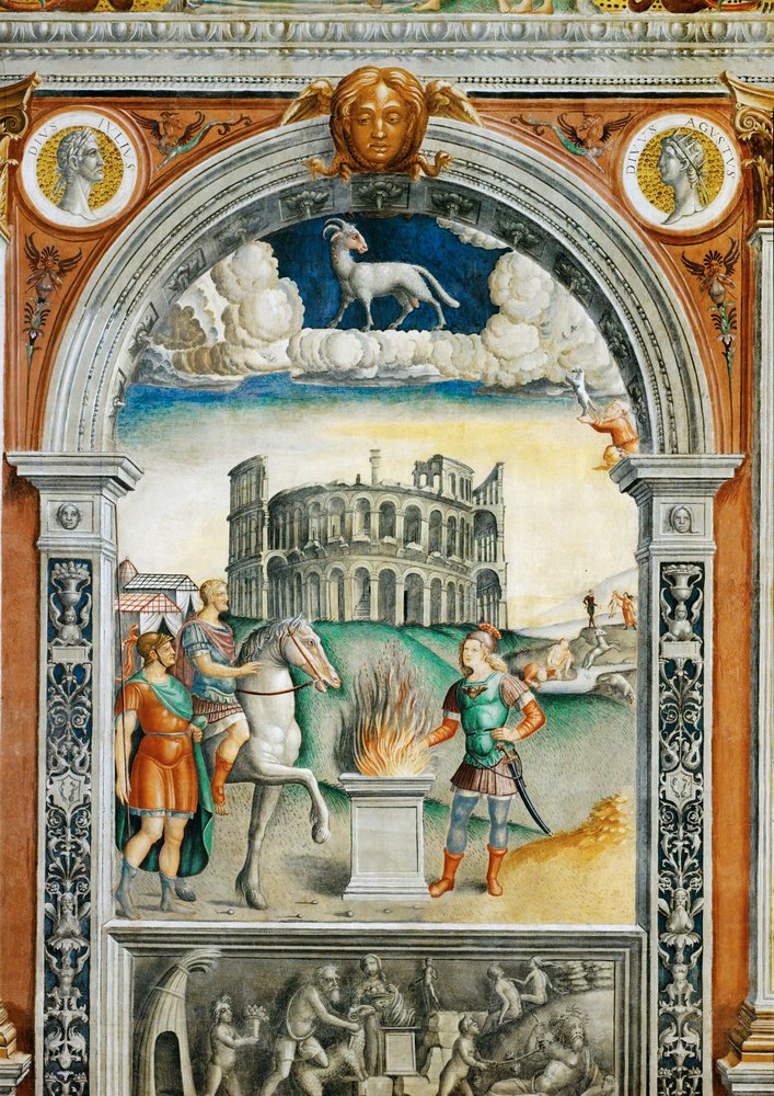 Murals in the Hall of the Zodiac, Palazzo d