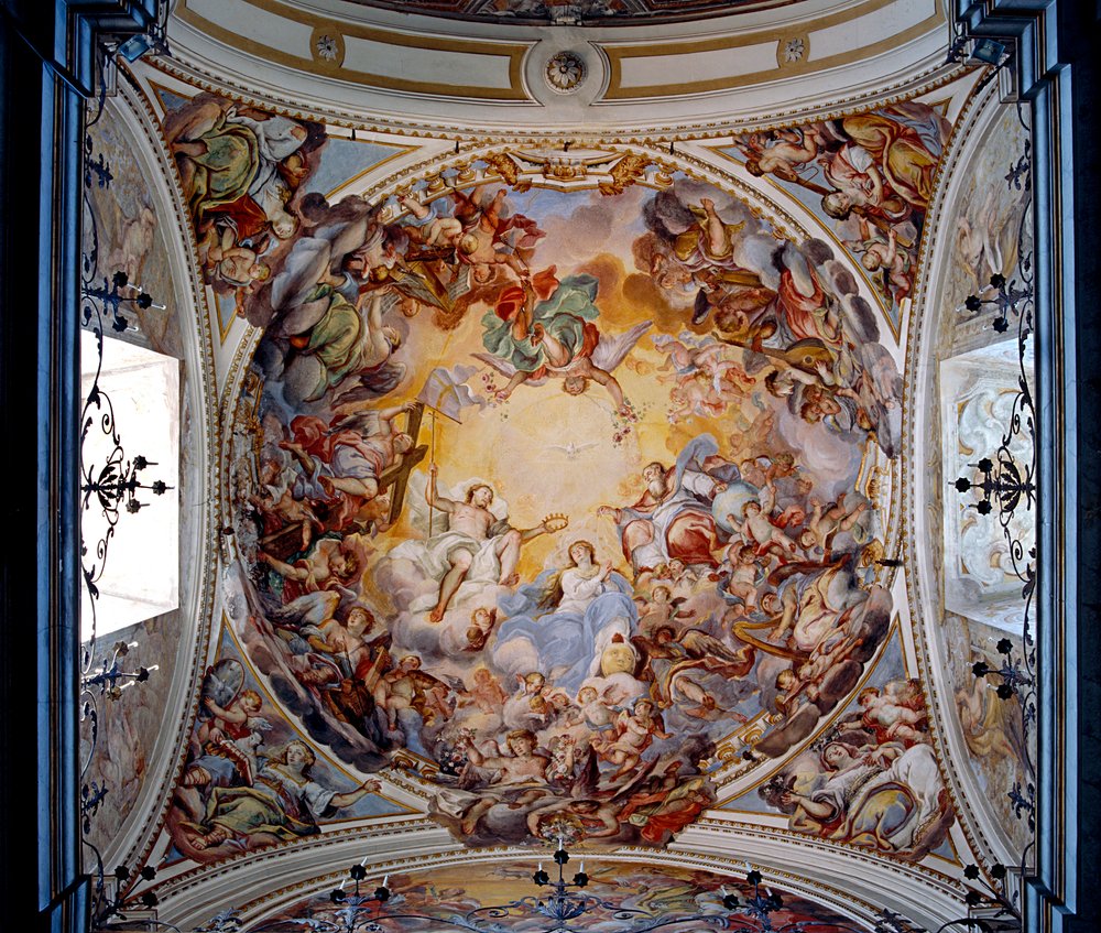 Coronation of the Virgin, 1725 by Giovanni Tuccari