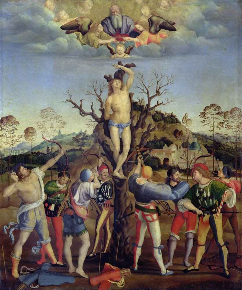 The Martyrdom of Saint Sebastian by Girolamo Genga
