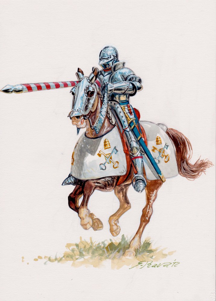 A Knight of the Vatican Army by Giuseppe Rava