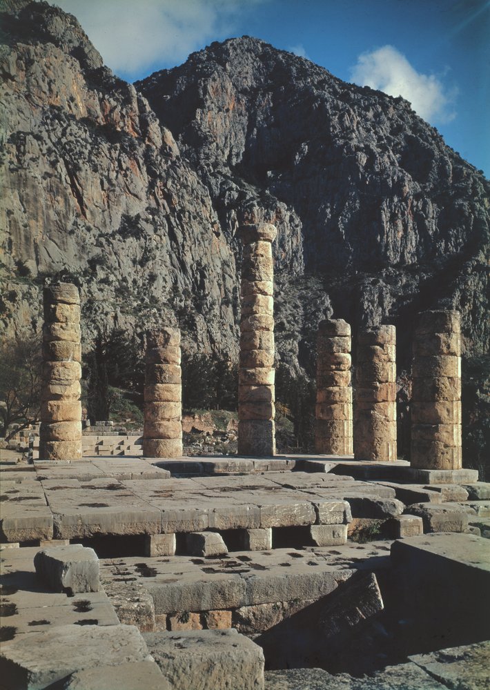 Ruins of the Temple of Apollo by Greek: Buy fine art print