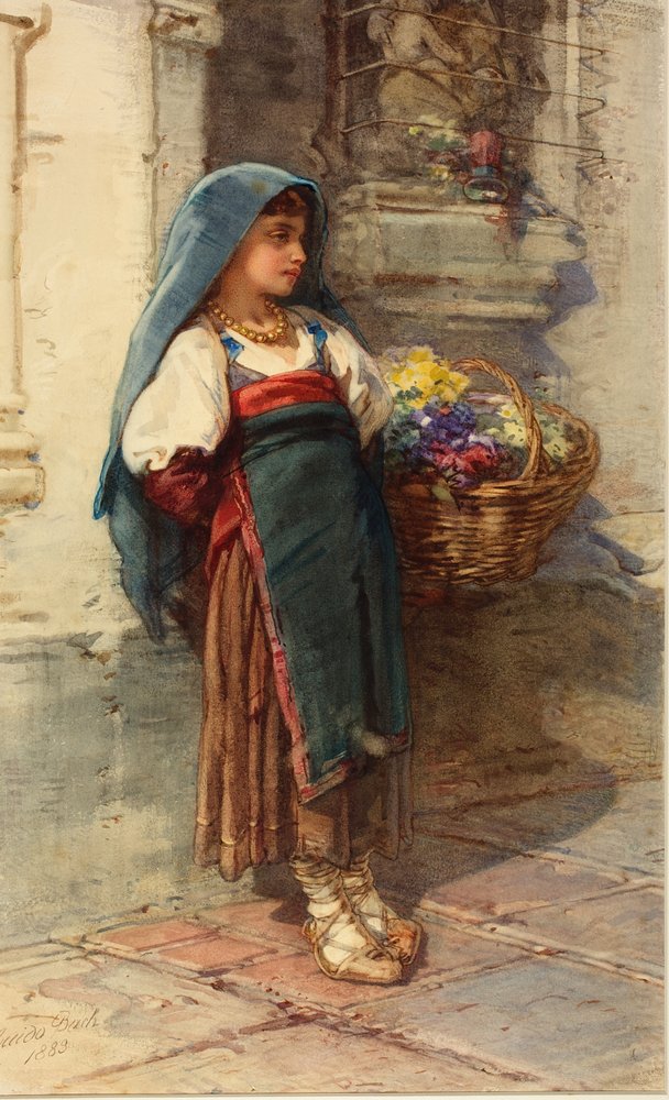 Figure Study, 1883 by Guido Bach