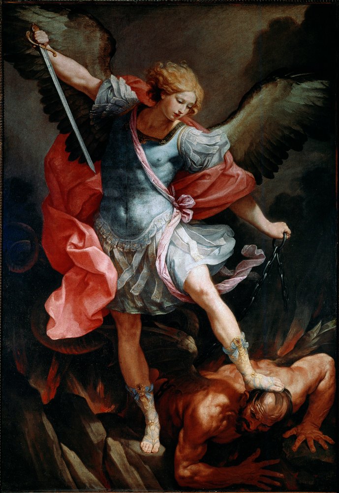 ア*ン様 SAINT Michael GOD EYE The Archangel Saint Michael Crushes the Head of the Demon