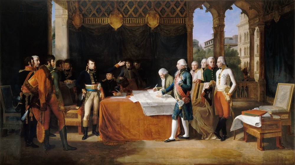 The Preliminaries of Leoben, 17th April 1797 by Guillaume Guillon-Lethière