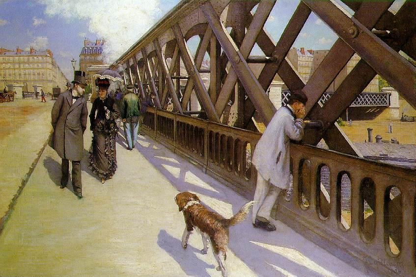 The Europe Bridge by Gustave Caillebotte