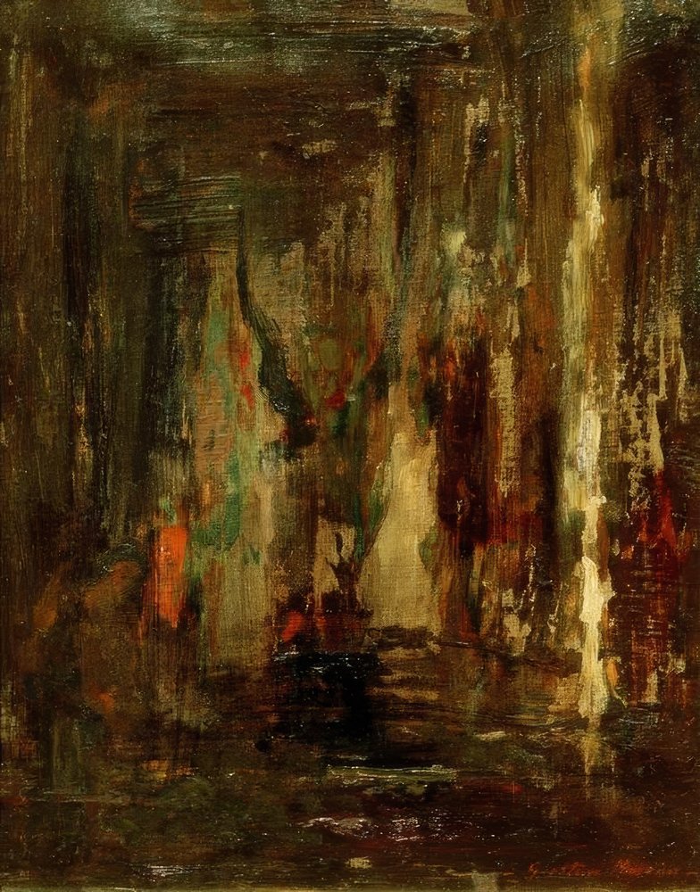 Sketch for Oedipus the Traveller by Gustave Moreau