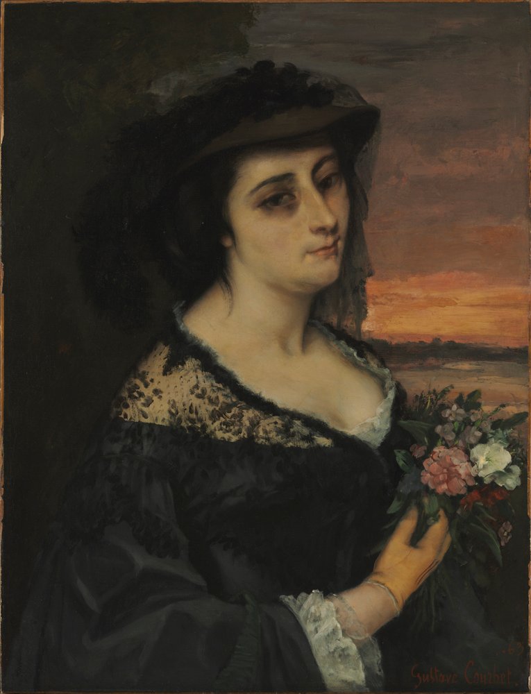 Mme L... Laure Borreau by Gustave Courbet