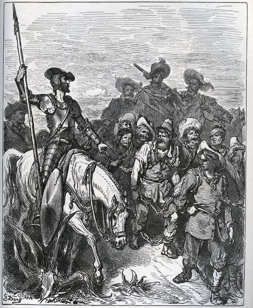 Don Quixote Questions the Forces About the Reasons for Their Convictions - from 