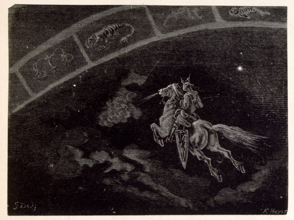 Illustration of the star sign Scorpio (from La legende de Croque-Mitaine)