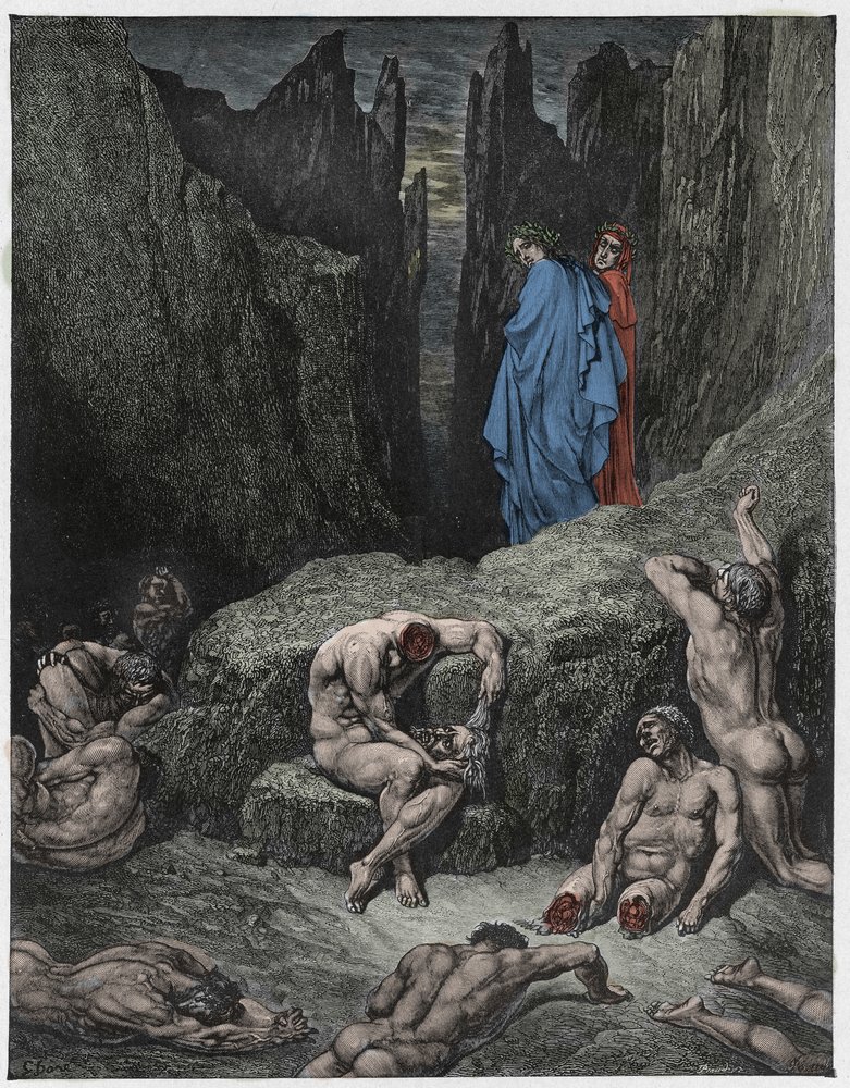 Inferno, Canto 29: Virgil reproves Dante
