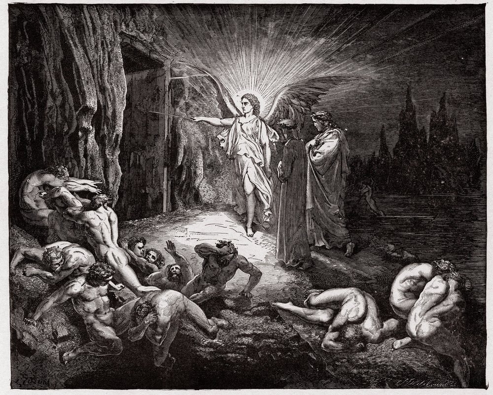 The Divine Comedy, Inferno, Canto 9: The Angel Opens the Gates - by ...