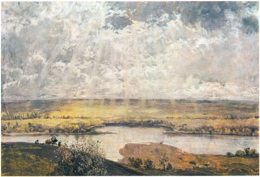 Main Landscape / Main Plain by Hans Thoma