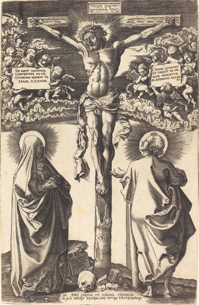 Christ on the Cross with the Virgin and Saint John