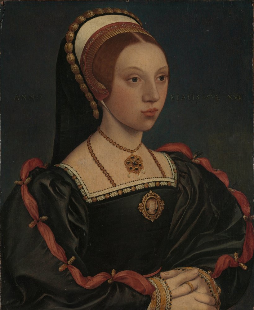 Portrait of a Young Woman, Catherine Howard, ca. 1540-1545 by Hans Holbein der Jüngere