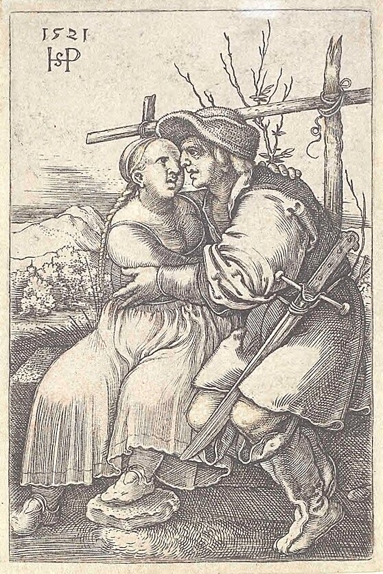 Impression Sur Toile – La Mort De Hans Sebald Beham – Reproduction Renaissance