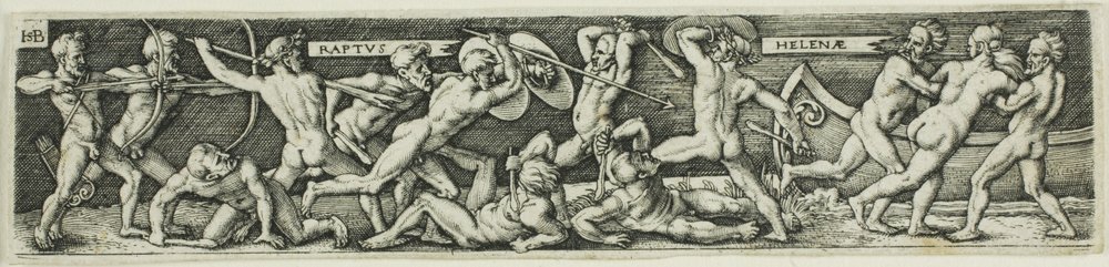 The Abduction of Helen by Hans Sebald Beham