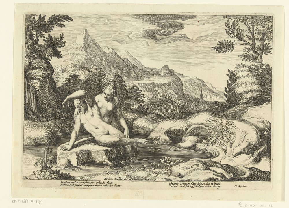 Salmacis and Hermaphroditus (series title: Ovid