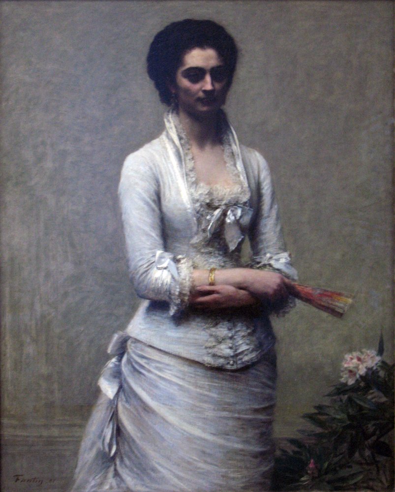 Portrait of Eva Callimachi-Catargi by Ignace Henri Jean Fantin-Latour