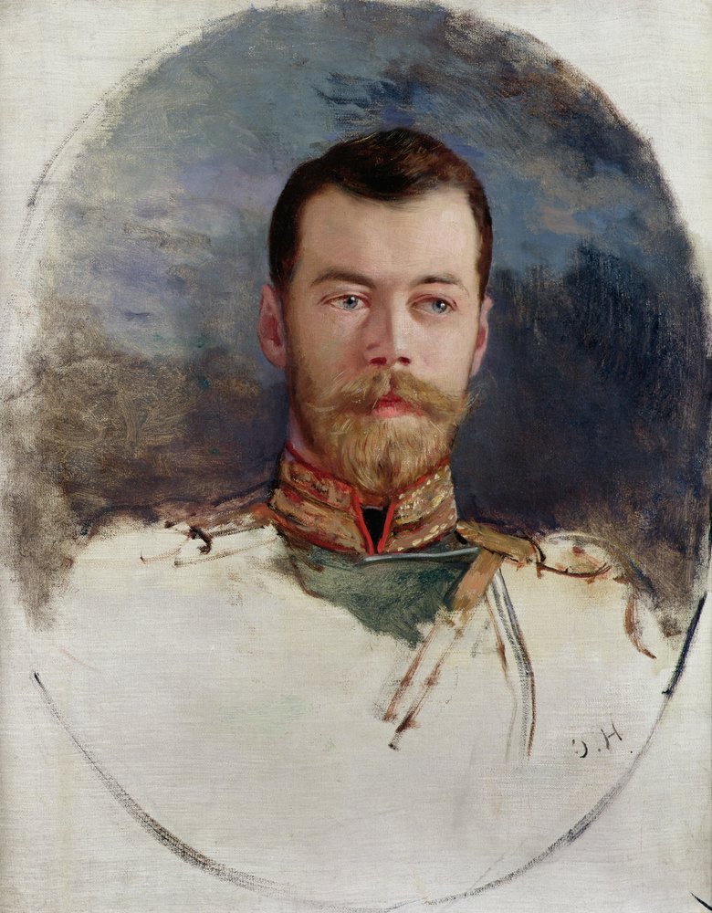 Study for a portrait of Tsar Nicholas II by Henri Gervex