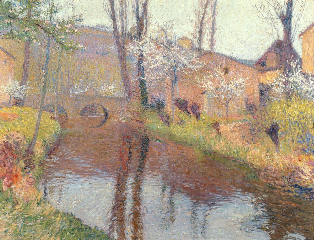 Landscape with a Bridge by Henri Martin
