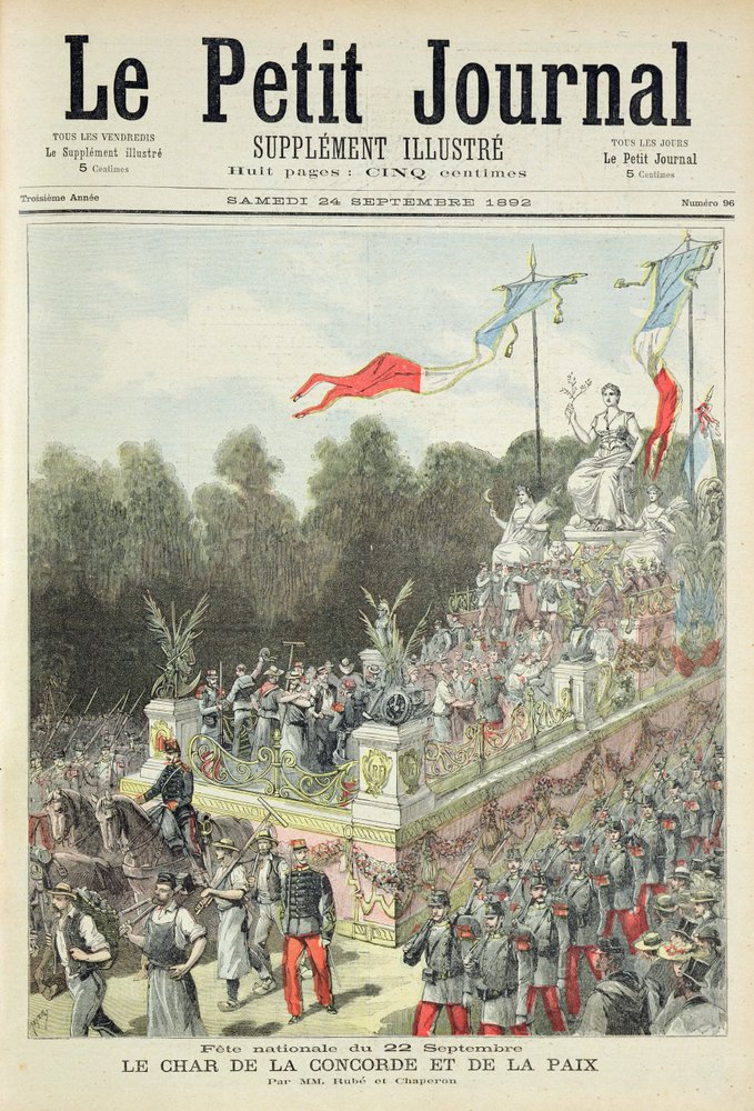Title page depicting the national holiday on 22nd September celebrating ...