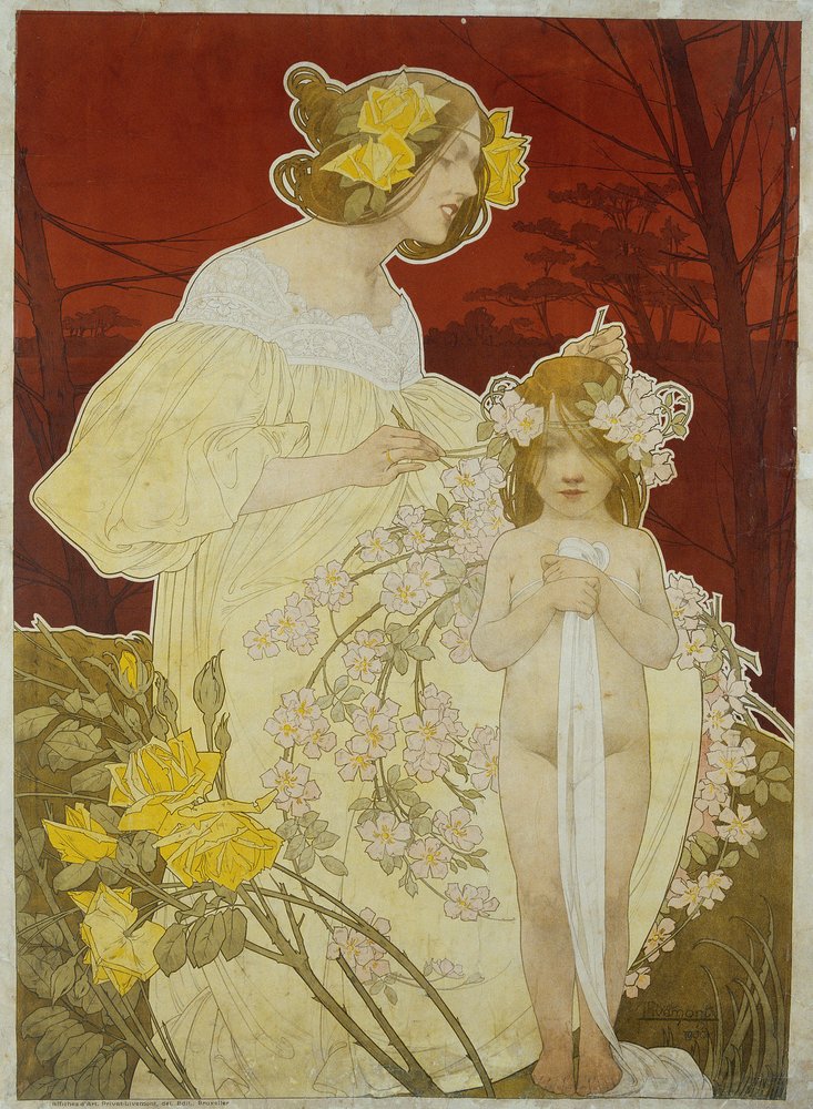 Palais de la Femme. Exposition de 1900 by Privat Livemont