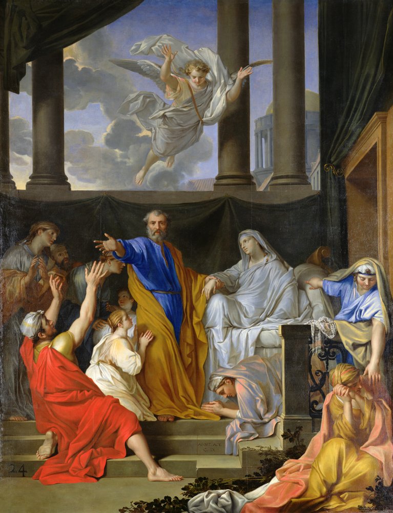 St. Peter Resurrecting the Widow Tabitha, 1652