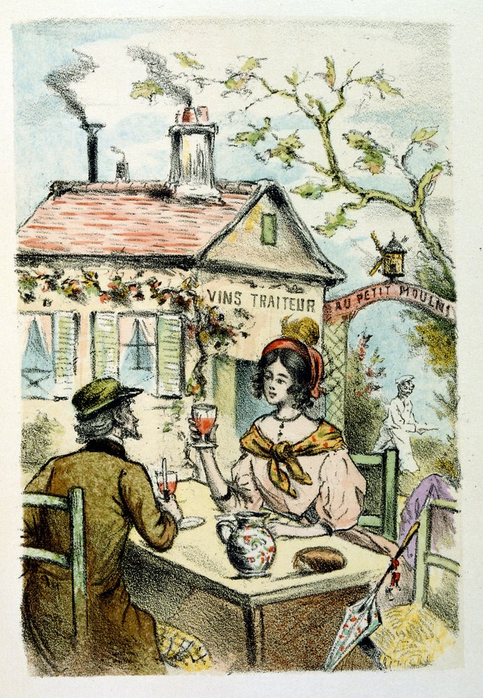 Illustration by Henri Boutet, for 'Francine's Muff' by Louis-Henri Murger
