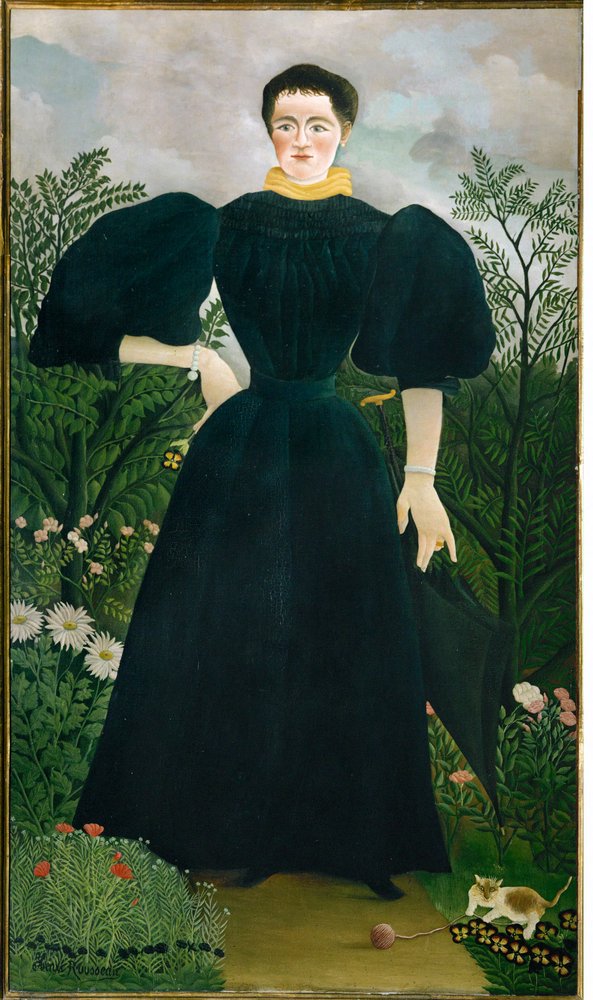 Portrait of Mme M. by Henri Emilien Rousseau