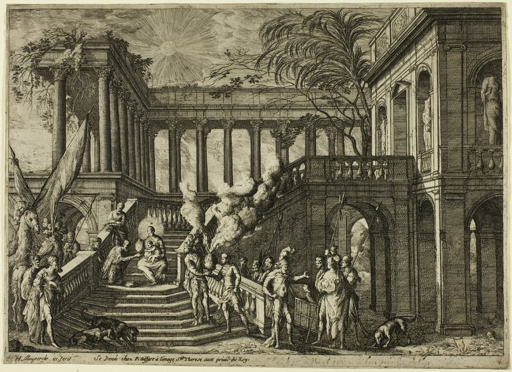Adoration of the Magi by Henri Mauperche: Fine art print