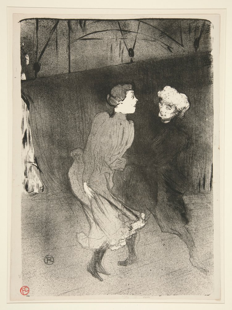 General Rehearsal at the Folies-Bergère - Emilenne D by Henri de Toulouse-Lautrec