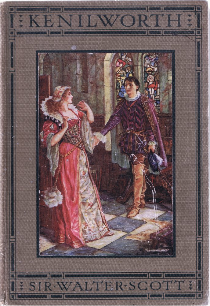 Front cover, illustration from Kenilworth by Henry Justice Ford