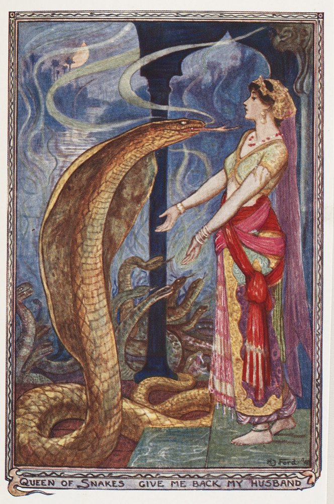 Queen of Snakes, Give me back my husband, illustration from