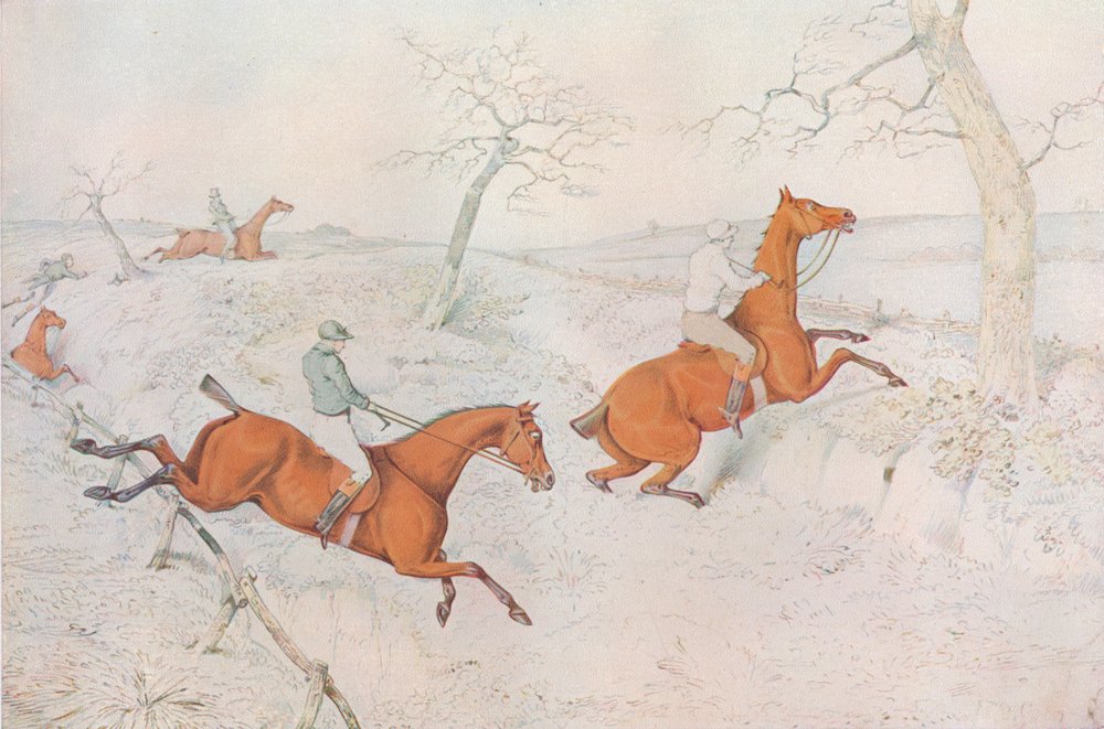 A Steeplechase: Crossing a Deep Ravine Dangerous to Pass